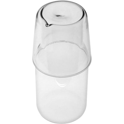 Moringa de Vidro Borossilicato 500ml Transparente com Bico Sem Gotejamento