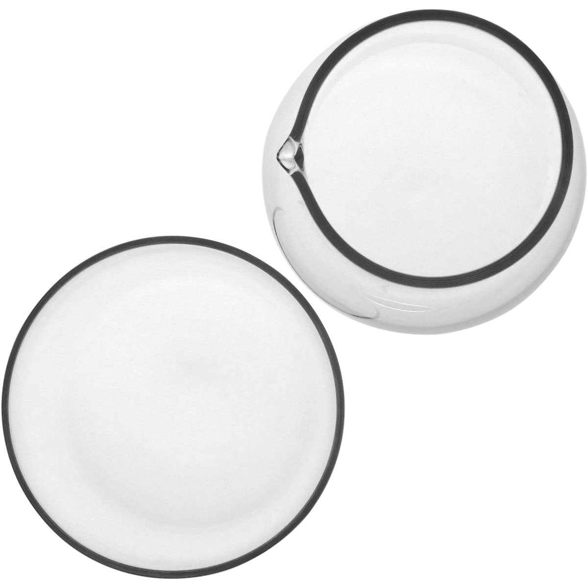 Moringa de Vidro Borossilicato 500ml Transparente com Bico Sem Gotejamento