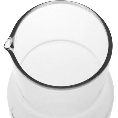 Moringa de Vidro Borossilicato 500ml Transparente com Bico Sem Gotejamento