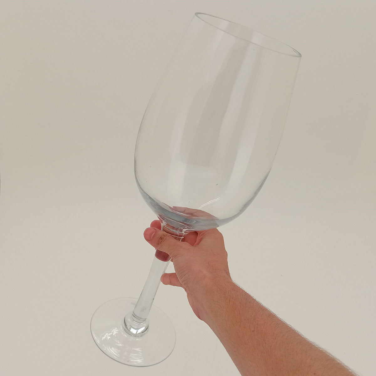 Vaso Decorativo em Vidro Transparente Gia 40x13x10cm