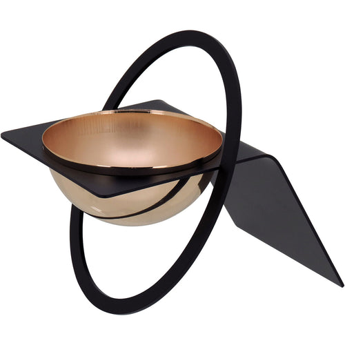 Adorno Decorativo Metal Preto 17cm - Elegância para Decoração de Interiores