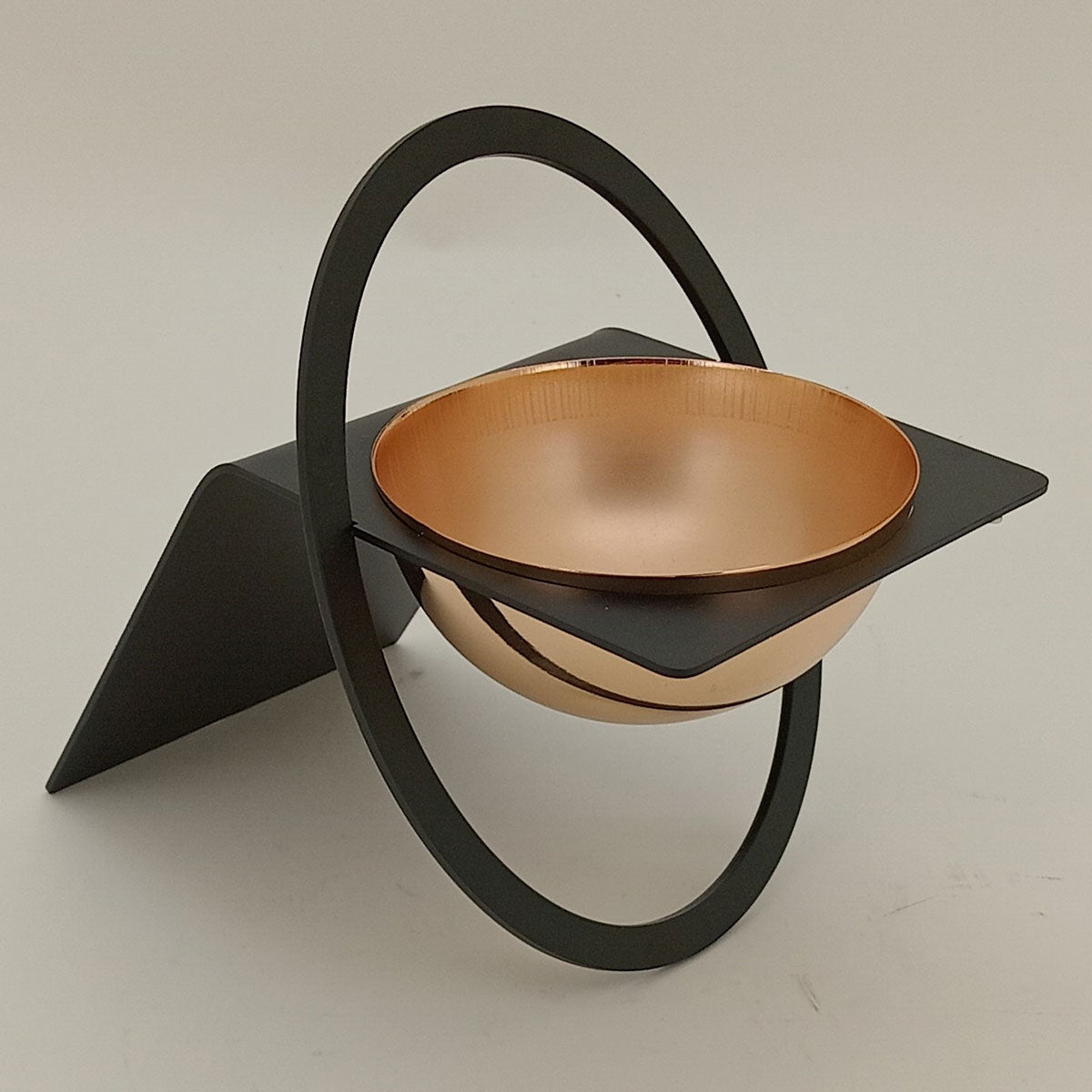 Adorno Decorativo Metal Preto 17cm - Elegância para Decoração de Interiores