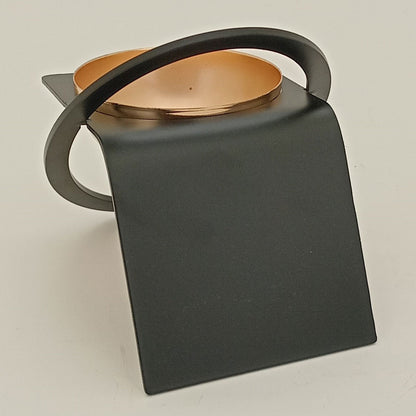 Adorno Decorativo de Metal Preto 15x8x8cm - Sofisticação para Decoração