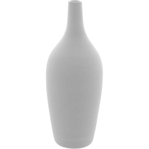 Vaso de Cerâmica Branco 27cm para Decoração Floral Elegante