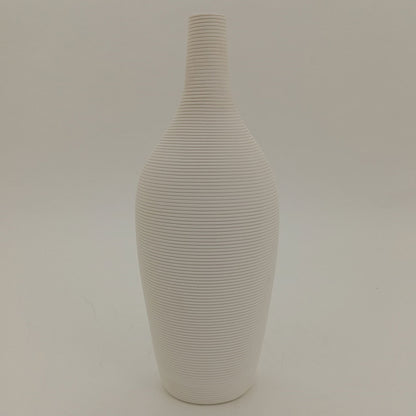 Vaso de Cerâmica Branco 27cm para Decoração Floral Elegante
