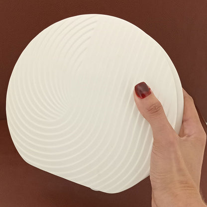 Vaso de Cerâmica Branco 20cmx19cm para Arranjos Florais