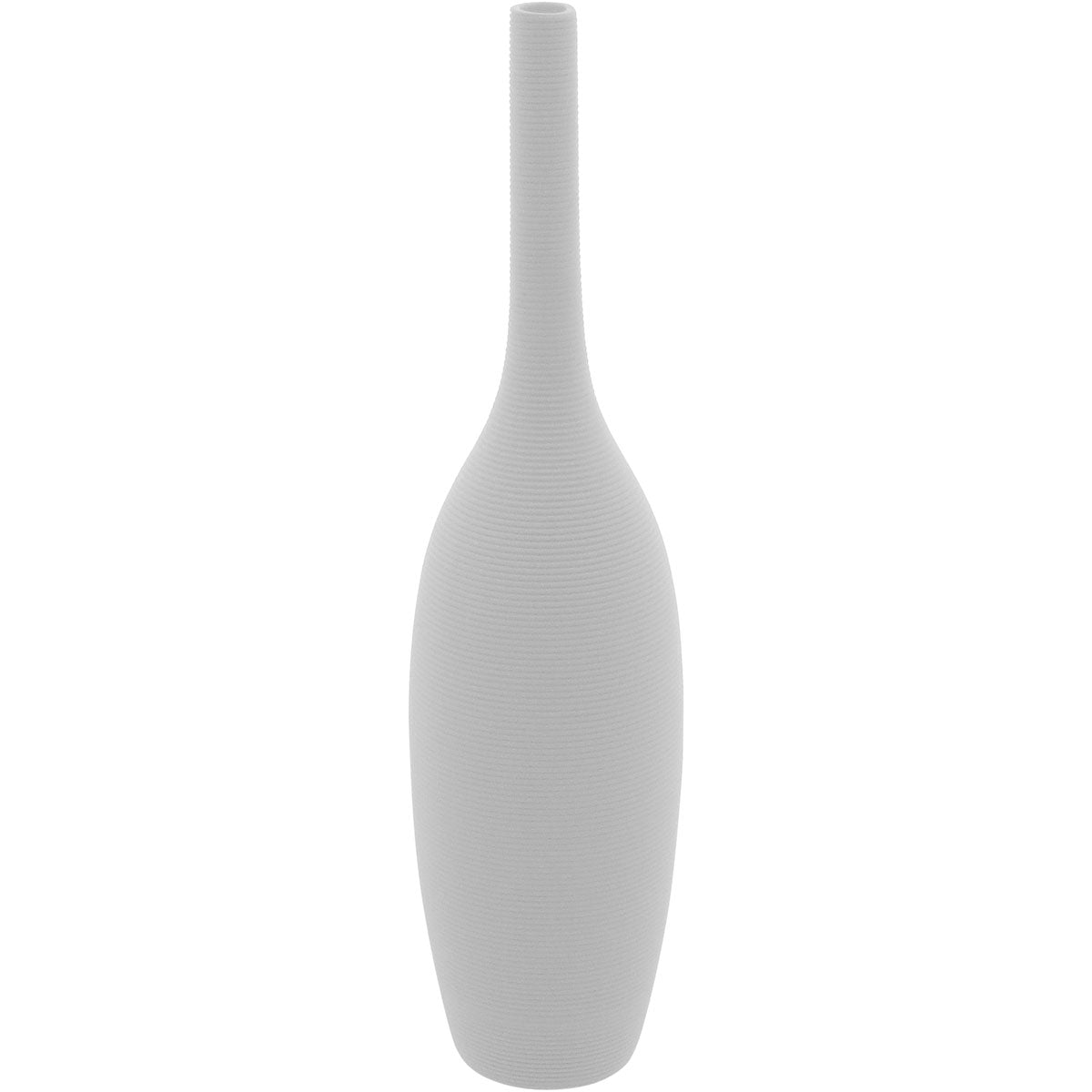 Vaso de Cerâmica Branco 39,3cm para Decoração de Ambientes