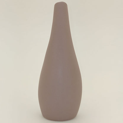 Vaso de Cerâmica Marrom 18x9cm para Flores - Decoração Elegante