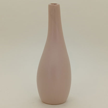 Vaso de Cerâmica Bege 23x10x10cm para Decoração e Arranjos Florais