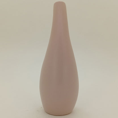 Vaso de Cerâmica Bege 23x10x10cm para Decoração e Arranjos Florais