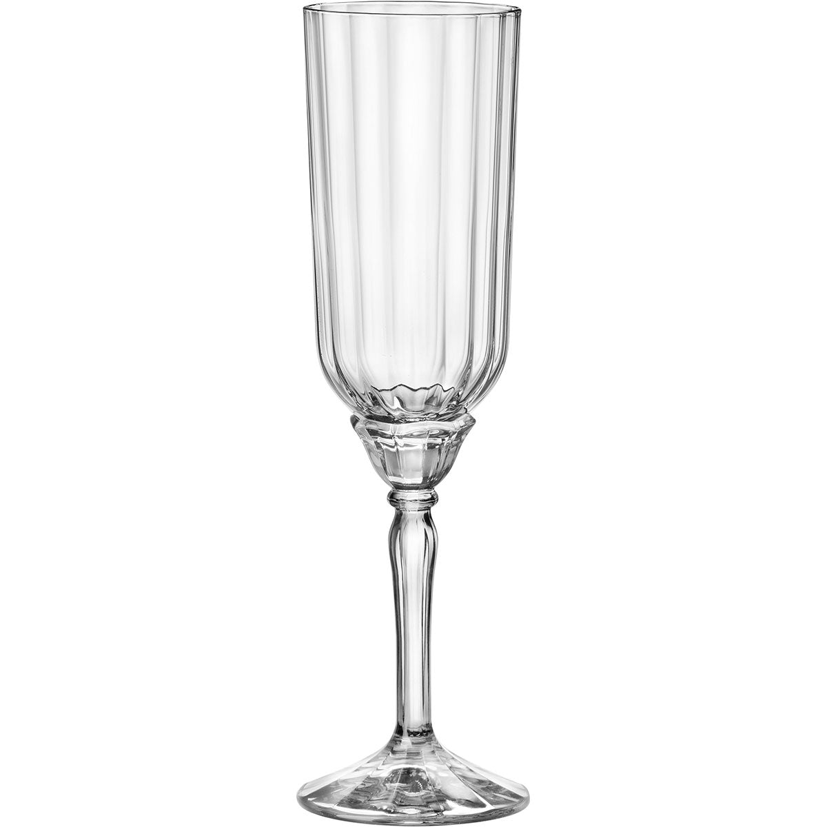 Conjunto 6 Taças de Champanhe Bormioli Rocco Florian Vidro 210ml Transparente