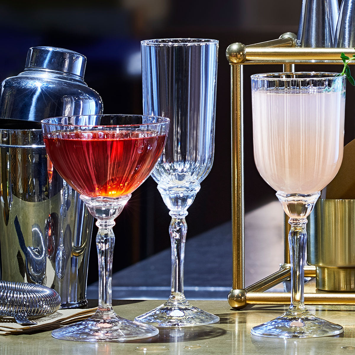 Conjunto 6 Taças de Champanhe Bormioli Rocco Florian Vidro 210ml Transparente