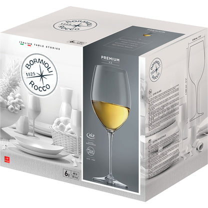 Conjunto 6 Taças de Água Bormioli Rocco Cristal 600ml Transparente