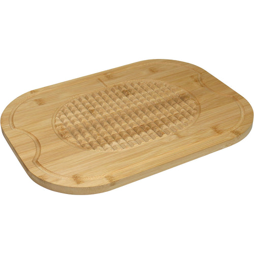 Tábua de Corte Bambu Home&Co 40x30cm com Sulco Natural