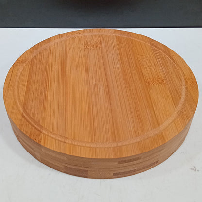 Jogo de Queijo Home&Co com Tábua Deslizante em Bambu Natural e Facas