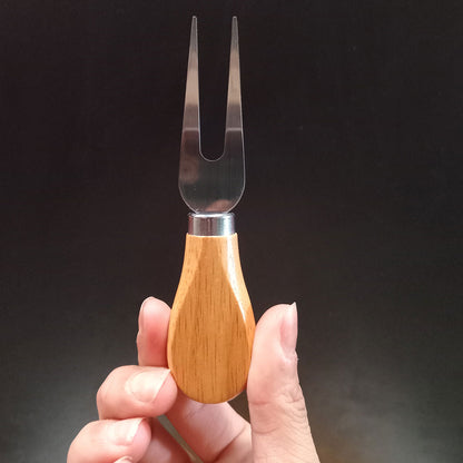 Conjunto para Queijo Home&Co com Tábua e Facas em Bambu Natural