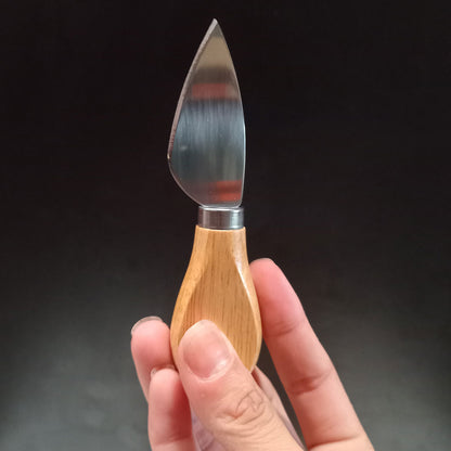 Jogo de Queijo com Tábua de Ardósia e Facas Home&Co Bambu Natural