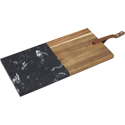 Tábua de Corte Retangular Home&Co Madeira Natural 30,5x15cm