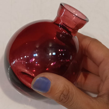 Vaso Garrafa Decorativo Home&Co Vidro Vinho 9x7x7cm