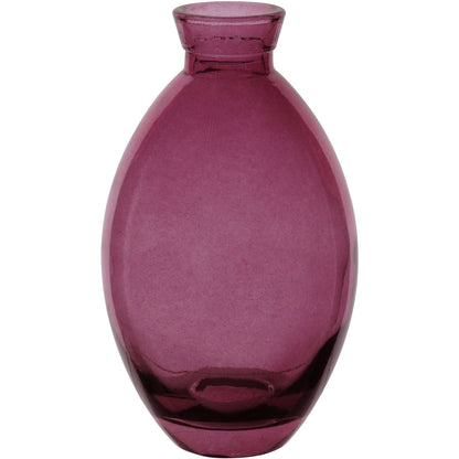 Vaso Garrafa Decorativo Home&Co Vidro Roxo 12x7cm