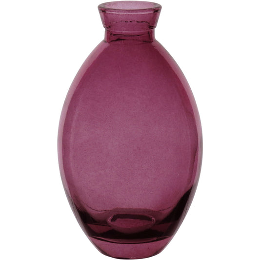 Vaso Garrafa Decorativo Home&Co Vidro Roxo 12x7cm