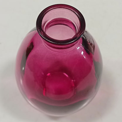 Vaso Garrafa Decorativo Home&Co Vidro Roxo 12x7cm