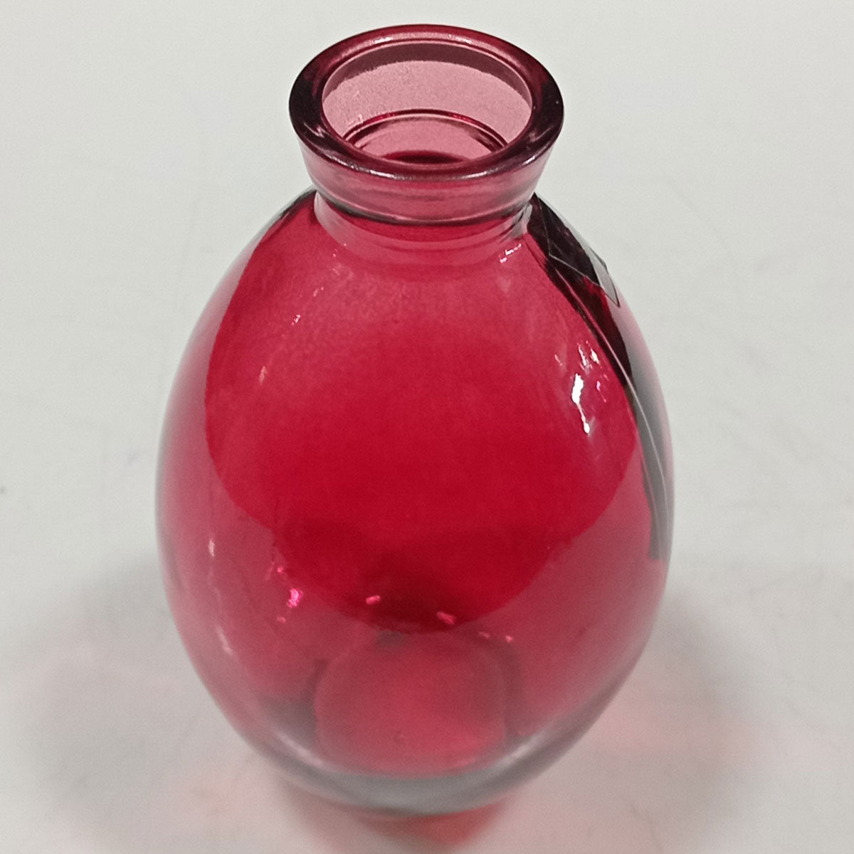 Vaso Garrafa de Vidro Vinho Home&Co 12x7x7cm Decorativo