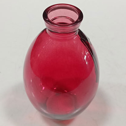 Vaso Garrafa de Vidro Vinho Home&Co 12x7x7cm Decorativo