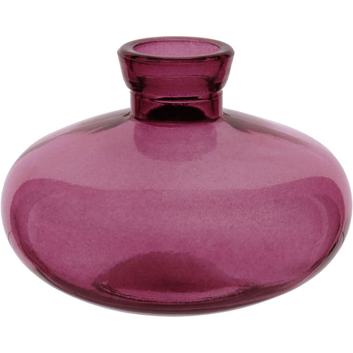 Vaso Decorativo Home&Co Vidro Roxo 6x9cm para Flores