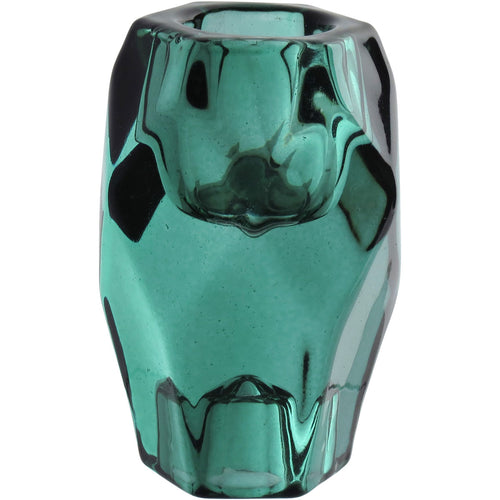 Castiçal de Vidro Turquesa Home&Co 7,7x5,2cm para Velas