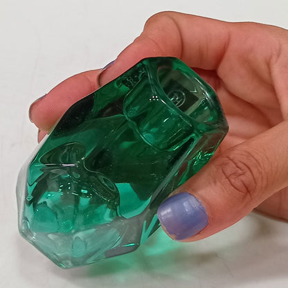 Castiçal de Vidro Turquesa Home&Co 7,7x5,2cm para Velas