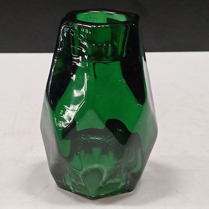 Castiçal em Vidro Verde Home&Co 7,5x5,2cm para Velas Decorativas