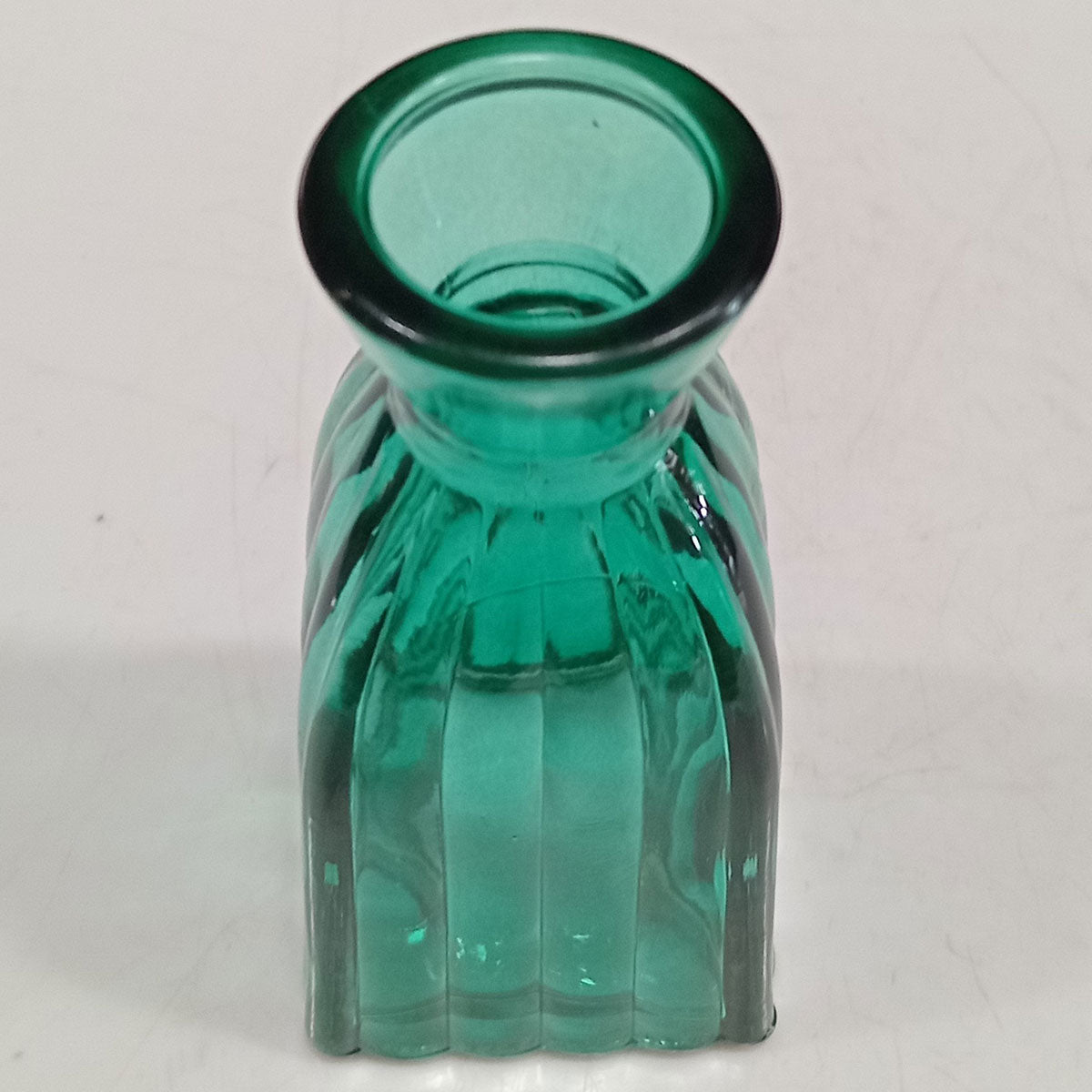 Vaso Garrafa Decorativo Home&Co Vidro Turquesa 11x5x5cm