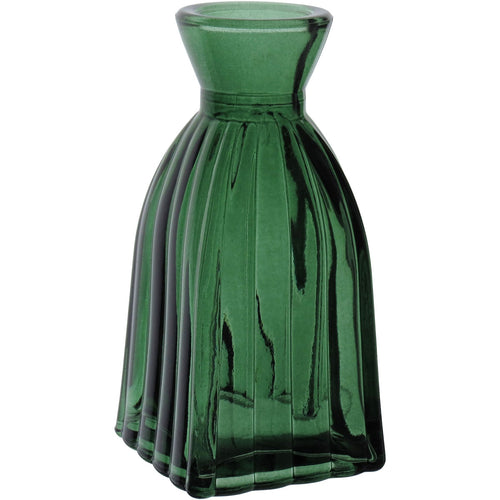 Vaso Garrafa Decorativo Vidro Verde Home&Co 11x5cm
