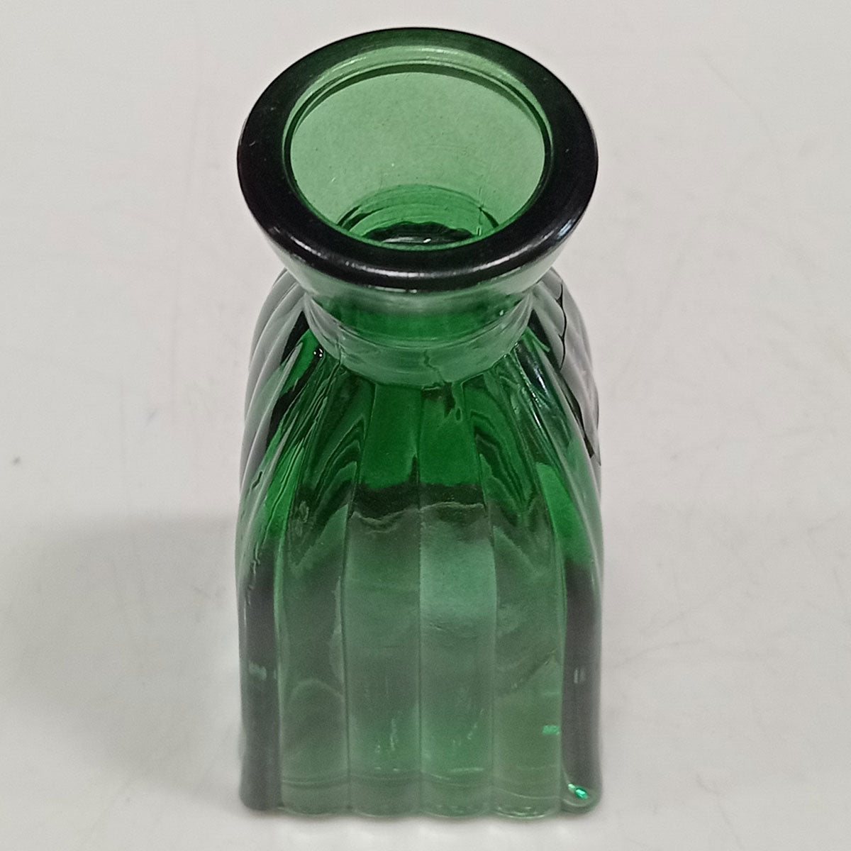 Vaso Garrafa Decorativo Vidro Verde Home&Co 11x5cm