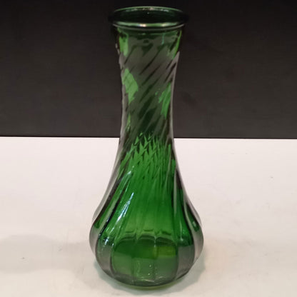 Vaso Garrafa Decorativo Home&Co Vidro Verde 15x7cm para Flores