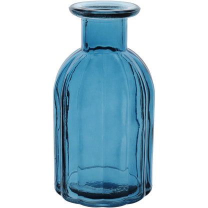 Vaso Garrafa Decorativo Home&Co Vidro Azul 10x5x5cm