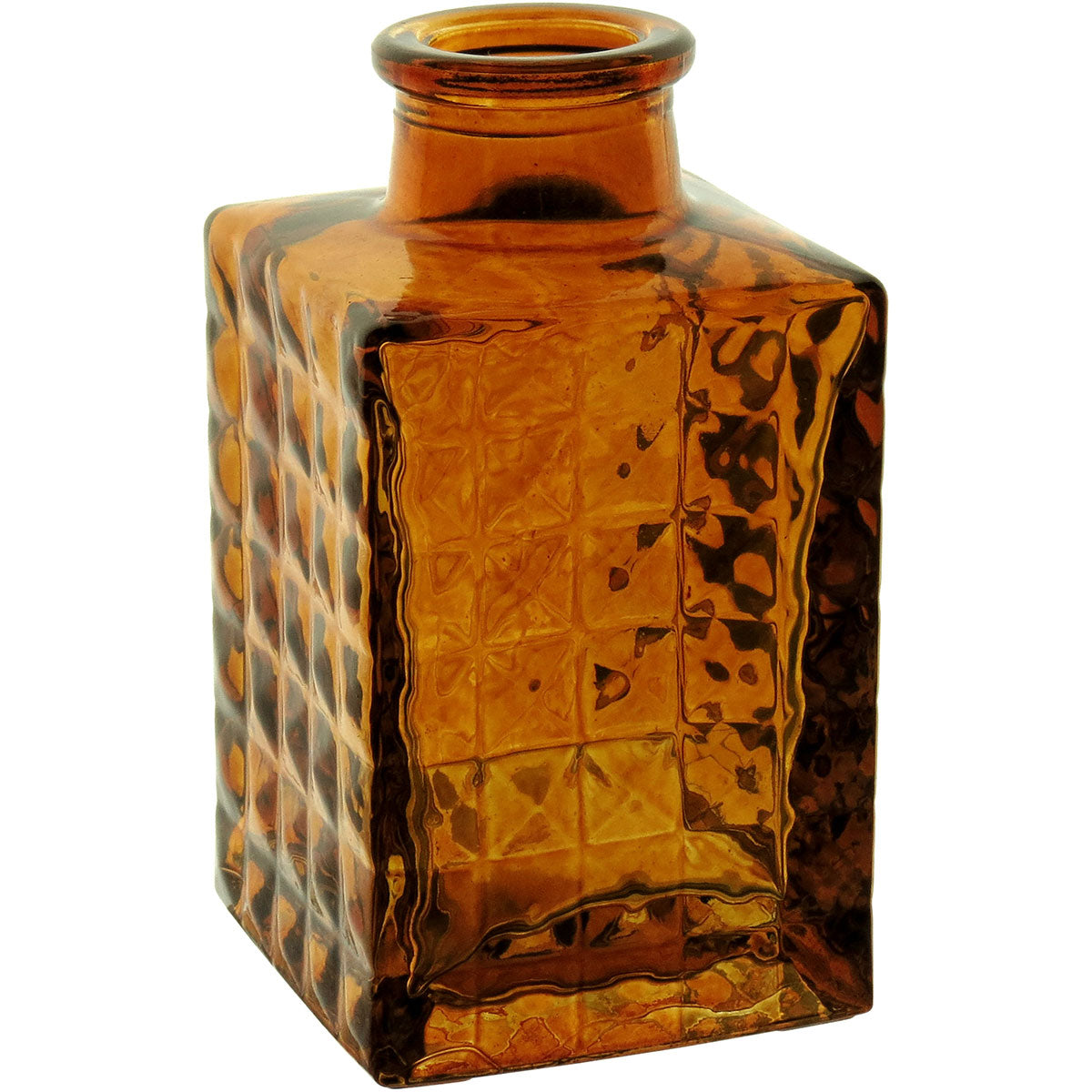 Vaso Garrafa em Vidro Âmbar Home&Co 9,2cm para Decoração