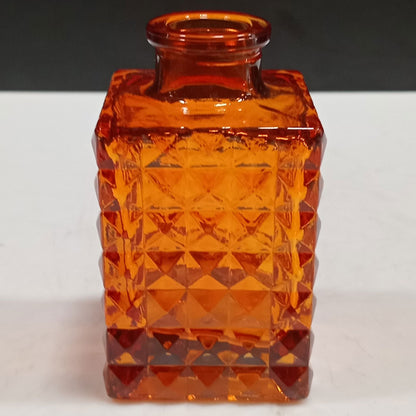 Vaso Garrafa em Vidro Âmbar Home&Co 9,2cm para Decoração