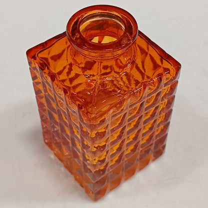 Vaso Garrafa em Vidro Âmbar Home&Co 9,2cm para Decoração