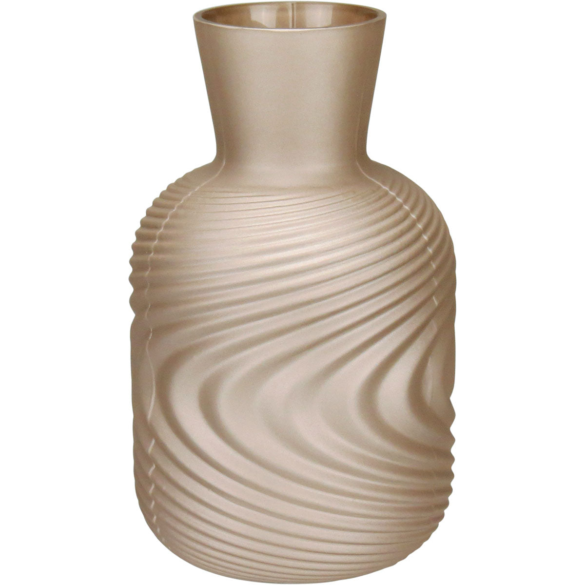 Vaso Garrafa Dourado Home&Co Vidro 25x14cm Decorativo