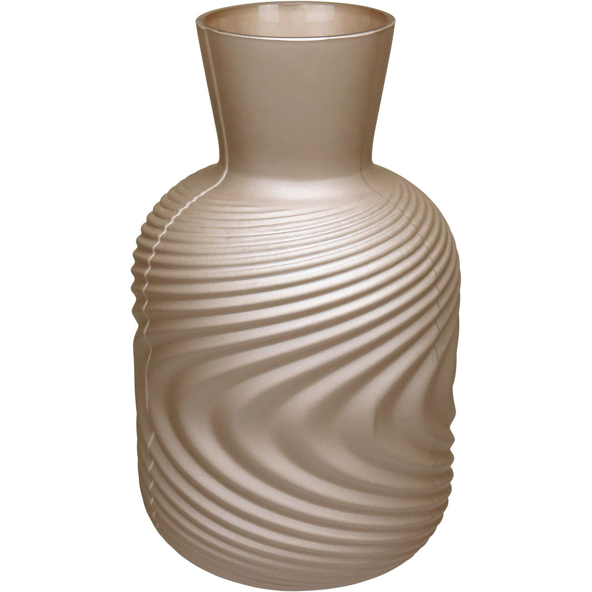 Vaso Garrafa Dourado Home&Co Vidro 20cm para Decoração Elegante