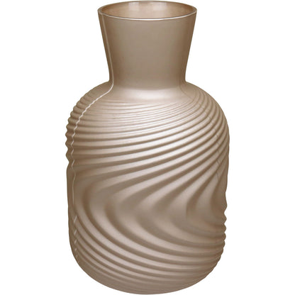 Vaso Garrafa Dourado Home&Co Vidro 20cm para Decoração Elegante