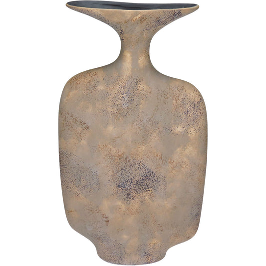 Vaso Garrafa Cerâmica Home&Co Bege 31x18x8cm para Decoração