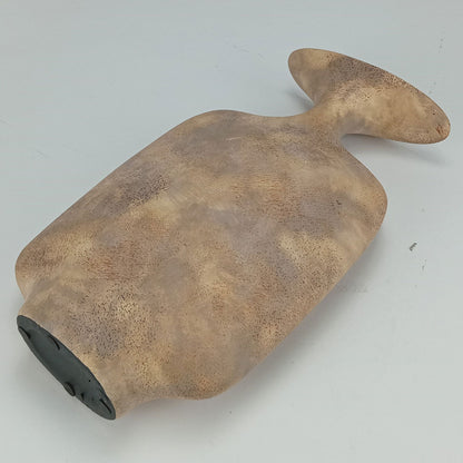 Vaso Garrafa Cerâmica Home&Co Bege 31x18x8cm para Decoração