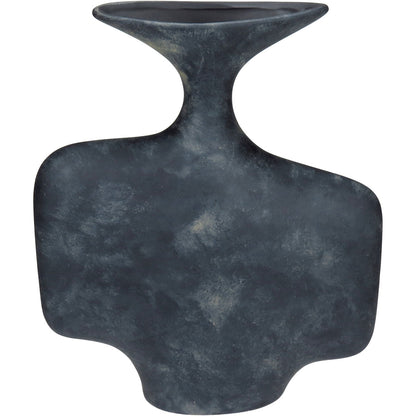 Vaso Garrafa Cerâmica Preto Home&Co 27x23x8cm para Decoração