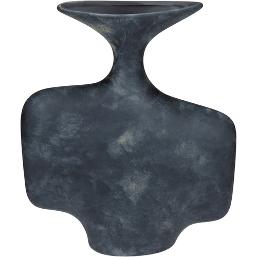 Vaso Garrafa Cerâmica Preto Home&Co 27x23x8cm para Decoração