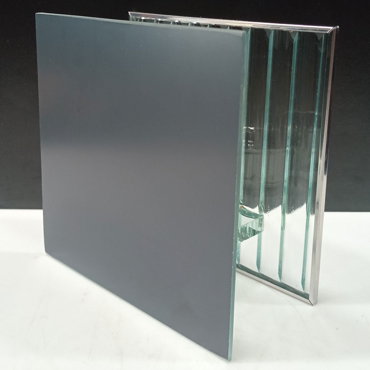 Castiçal em Vidro Transparente Home&Co 12x12x6cm para Velas