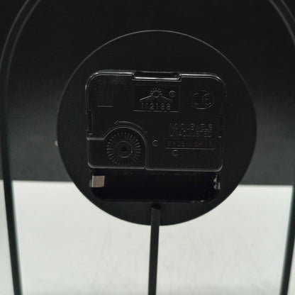 Relógio de Mesa Metal Preto Home&Co 20x16x6cm Decorativo