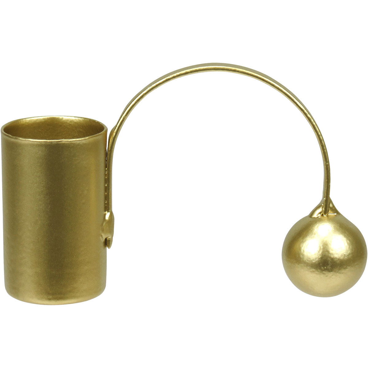 Castiçal Dourado Home&Co Metal 5,4x9x2,4cm para Velas